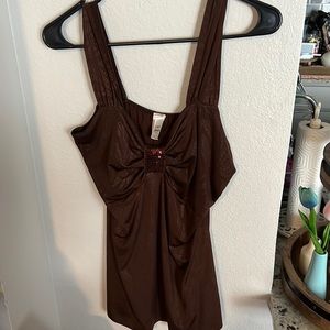 Brown cute top